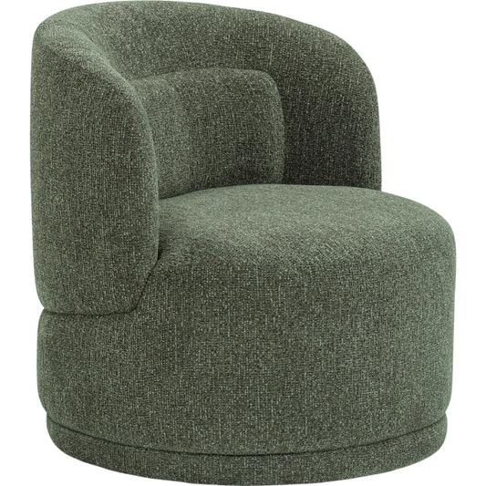 Massa Textured Performance Fabric Swivel Accent Chair by TOV Furniture. Made from plywood, polyester in a unique style.