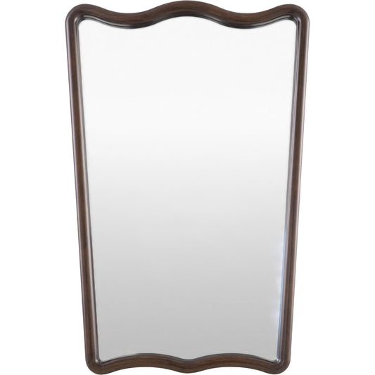 Renee Accent Mirror by Livabliss in antiqued. Made from manufactured wood in a unique style.