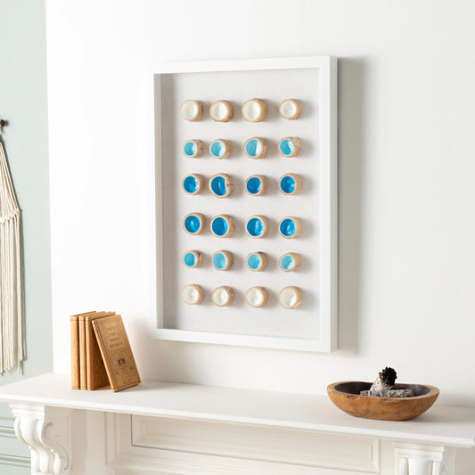 Revenant - 28021 by Surya in white and painted. Made from bamboo, 100% polystyrene in a modern style.