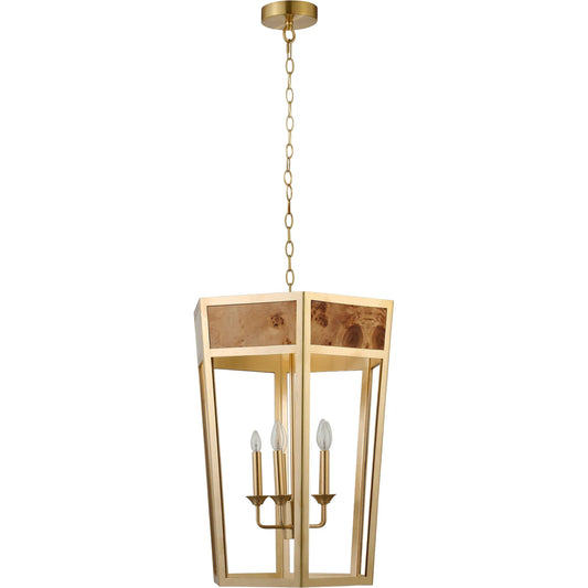 Reynolds 5-Light Hexagon Pendant by Worlds Away in gold. Made from unique in a modern style.