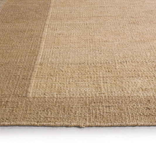 Refined Layers​ RFL03 Rug by Jaipur Living in tan, beige. Made from 100% jute in a unique style.