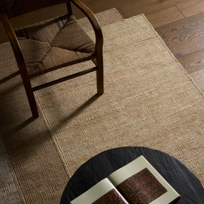 Refined Layers​ RFL03 Rug by Jaipur Living in tan, beige. Made from 100% jute in a unique style.