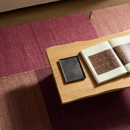 Refined Layers​ RFL04 Rug by Jaipur Living in red, orange. Made from 100% jute in a unique style.