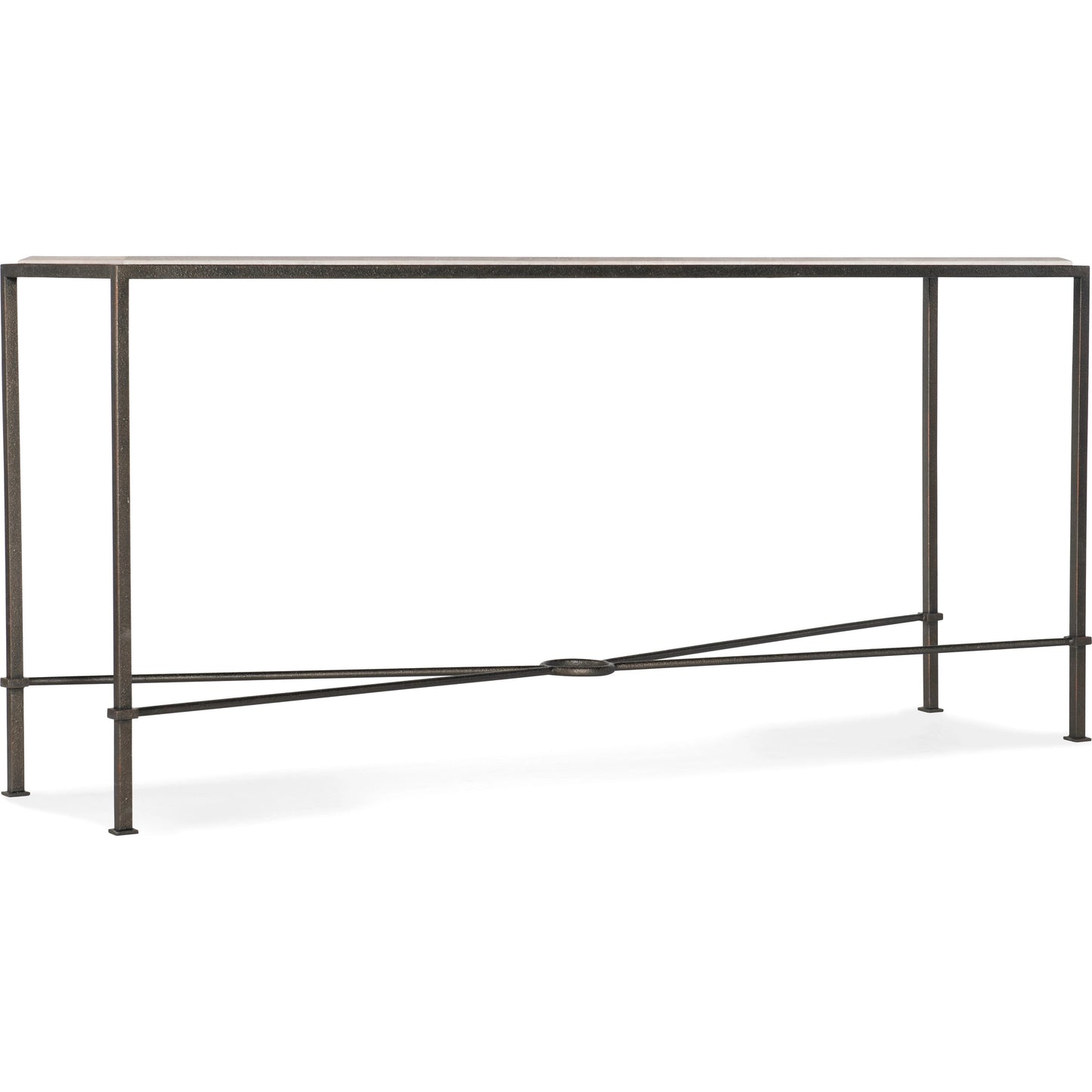 001 SI-1996320 | Primary Silo | Console Table by Hooker Furniture in dark charcoal. Made from marble, metal in a modern style.
