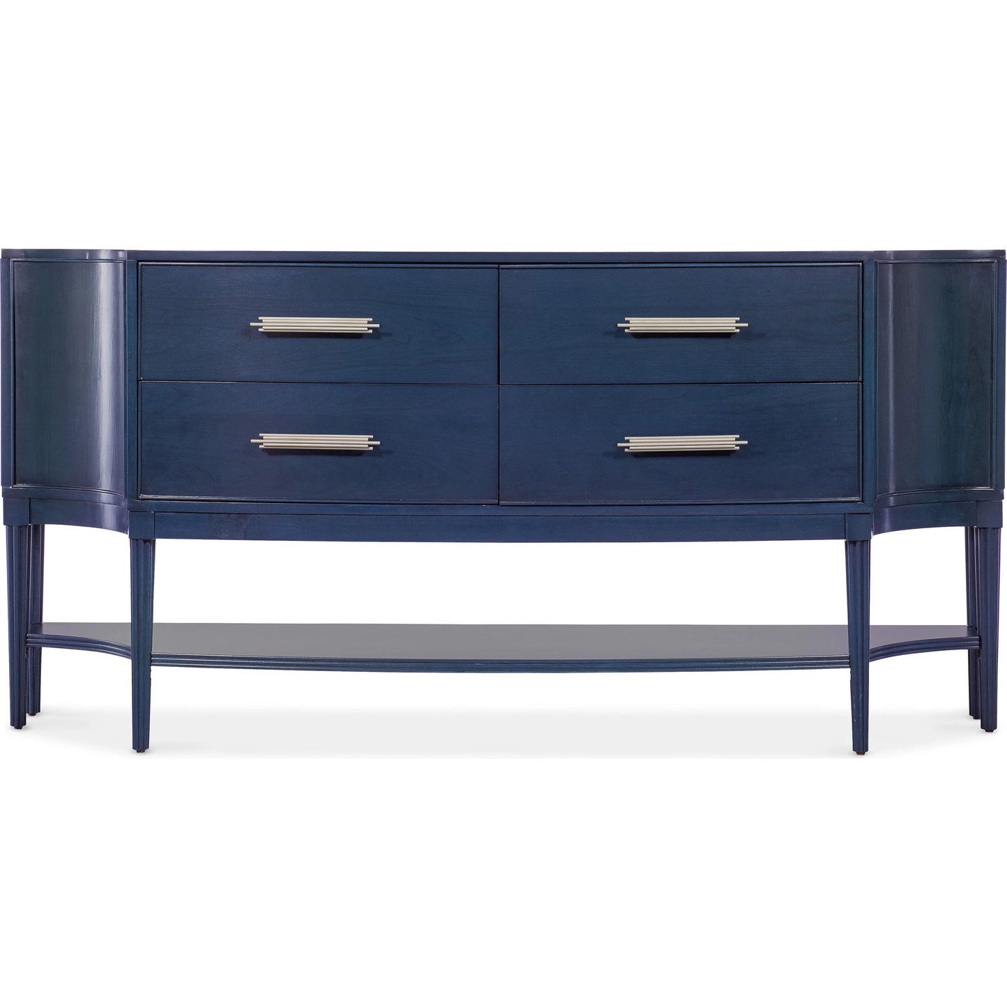 002 SI-2449107 | Additional Silo | Melange Mazarine Credenza by Hooker Furniture in rich dark blue. Made from unique in a modern style.