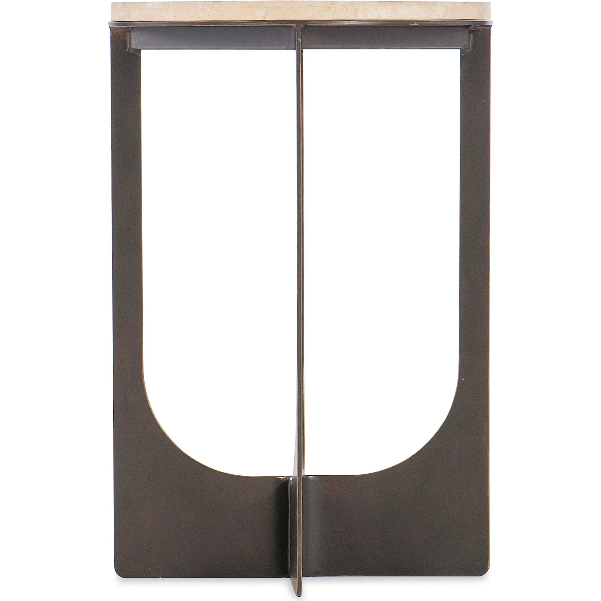 Lynx Drink Table by Hooker Furniture in dark bronze. Made from unique in a modern style.