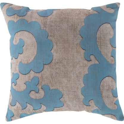 Rain Pillow - 8316 by Livabliss. Made from front: 100% polyester, back: 100% polyester in a traditional style.