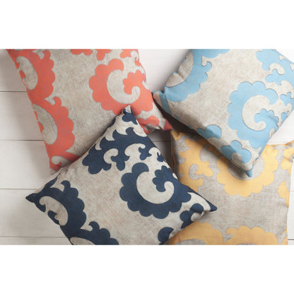 Rain Pillow - 8316 by Livabliss. Made from front: 100% polyester, back: 100% polyester in a traditional style.