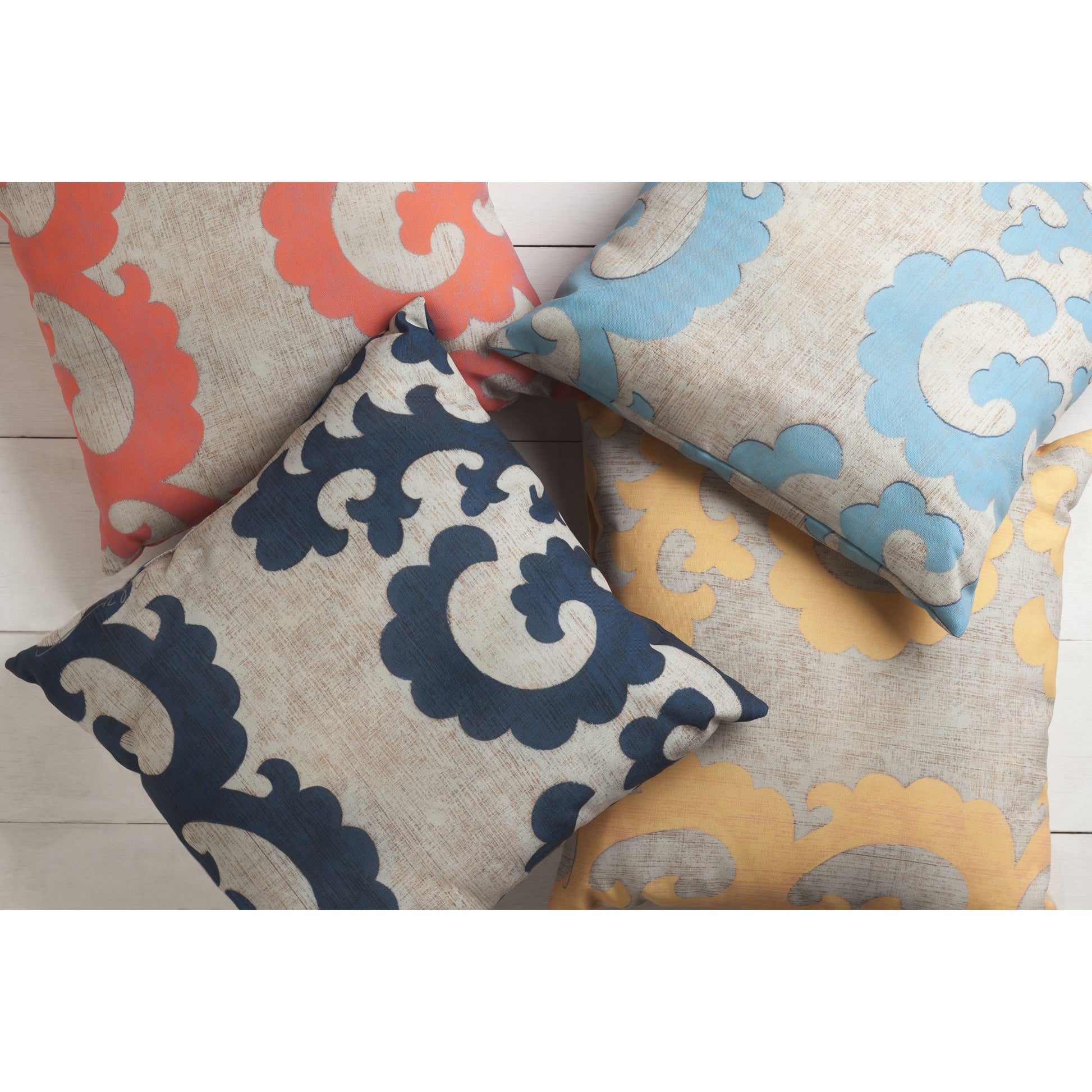 Rain Pillow - 8316 by Livabliss. Made from front: 100% polyester, back: 100% polyester in a traditional style.