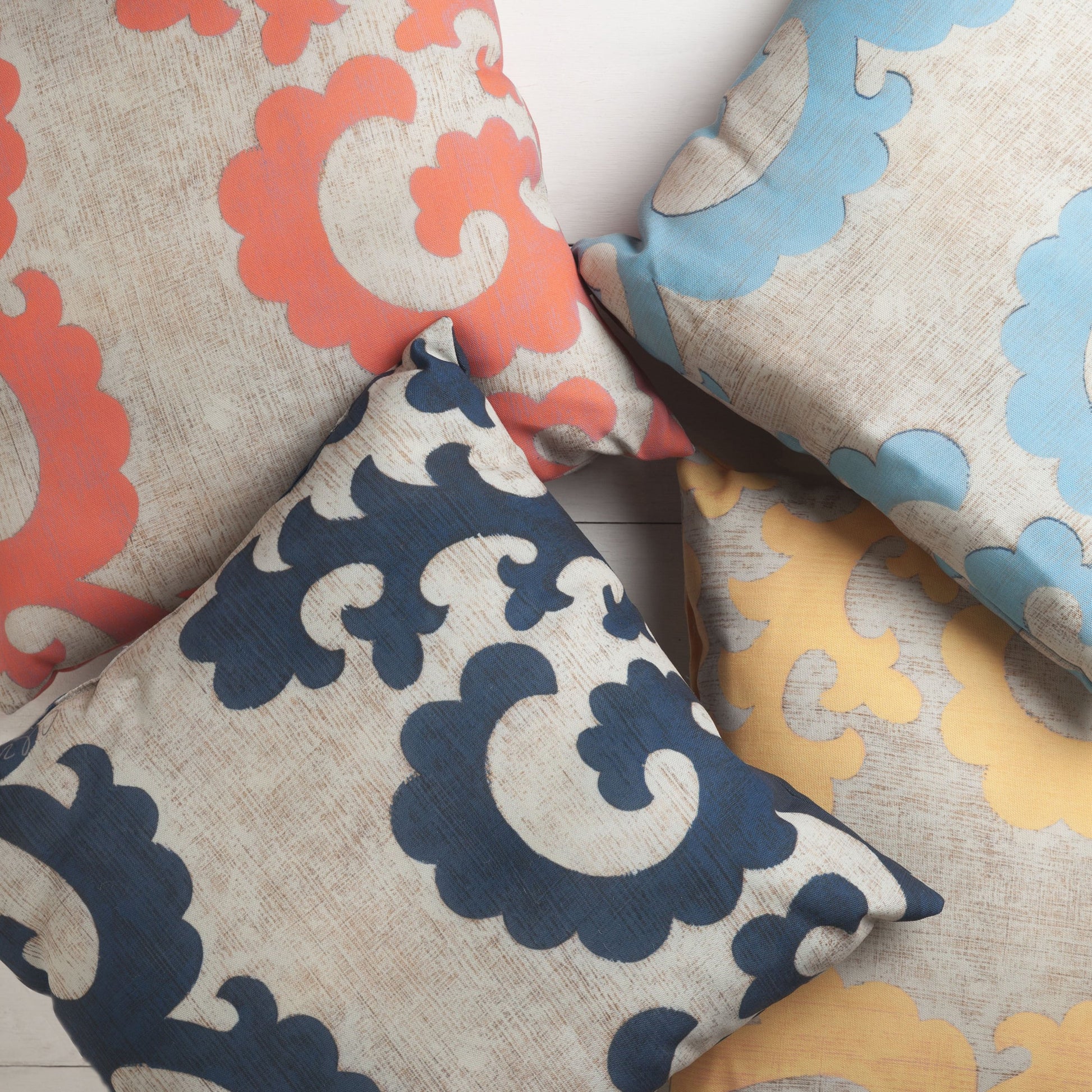 Rain Pillow - 8316 by Livabliss. Made from front: 100% polyester, back: 100% polyester in a traditional style.