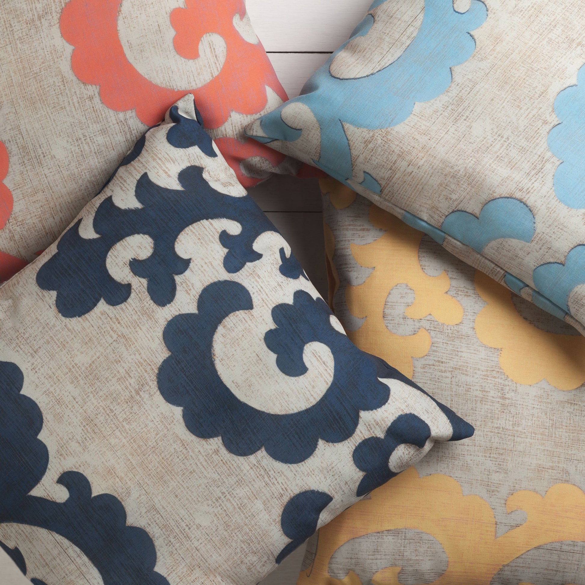 Rain Pillow - 8316 by Livabliss. Made from front: 100% polyester, back: 100% polyester in a traditional style.