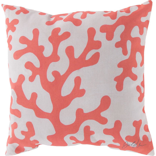 Rain Pillow - 22629 by Surya. Made from front: 100% polyester, back: 100% polyester in a coastal style.