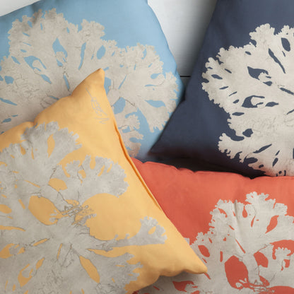 Rain Pillow - 28686 by Livabliss. Made from front: 100% polyester, back: 100% polyester in a coastal style.