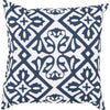 Navy, Ivory / 18" x 18"