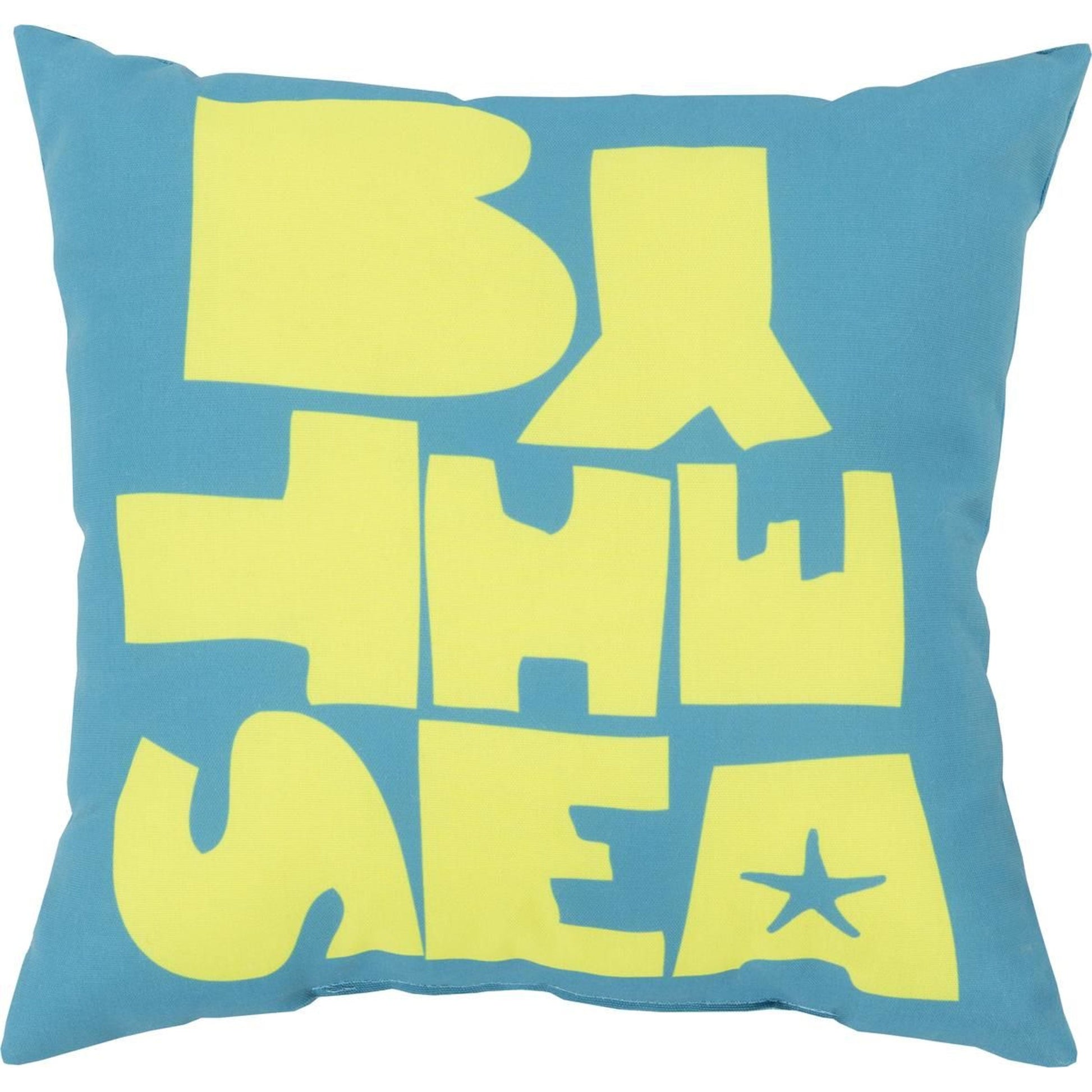 Rain Pillow - 16274 by Livabliss. Made from front: 100% polyester, back: 100% polyester in a coastal style.