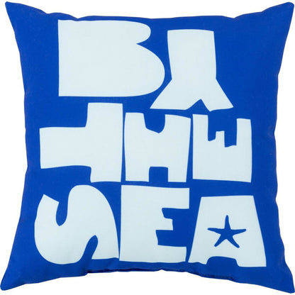 Rain Pillow - 16274 by Livabliss. Made from front: 100% polyester, back: 100% polyester in a coastal style.