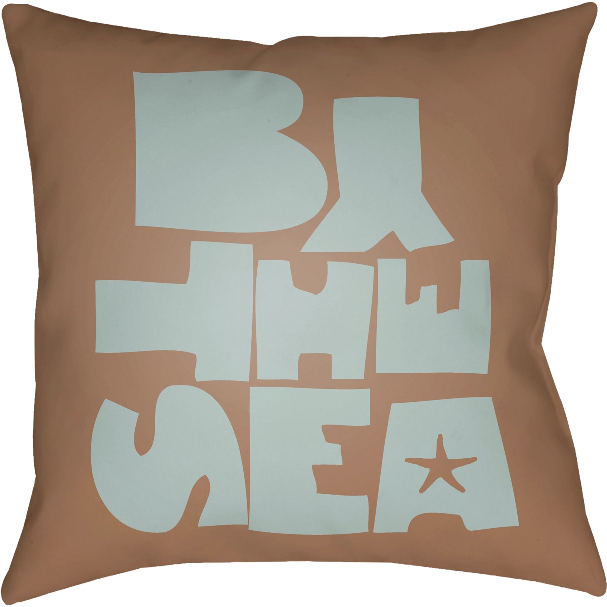 Rain Pillow - 16274 by Livabliss. Made from front: 100% polyester, back: 100% polyester in a coastal style.