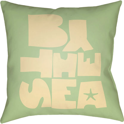 Rain Pillow - 16274 by Livabliss. Made from front: 100% polyester, back: 100% polyester in a coastal style.