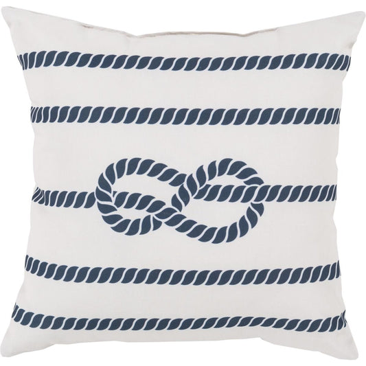 Rain Pillow - 8010 by Livabliss. Made from front: 100% polyester, back: 100% polyester in a coastal style.