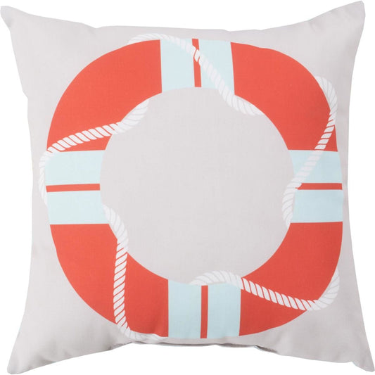 Rain Pillow - 27994 by Livabliss. Made from front: 100% polyester, back: 100% polyester in a coastal style.