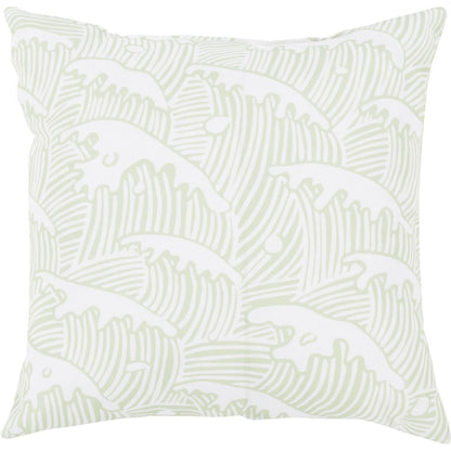 Rain Pillow - 20071 by Livabliss. Made from front: 100% polyester, back: 100% polyester in a coastal style.
