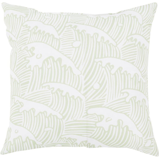 Rain Pillow - 20071 by Livabliss. Made from front: 100% polyester, back: 100% polyester in a coastal style.