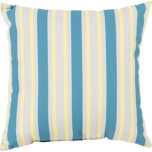 Rain Pillow - 6110 by Livabliss. Made from front: 100% polyester, back: 100% polyester in a coastal style.