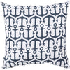 Navy, Ivory / 18" x 18"