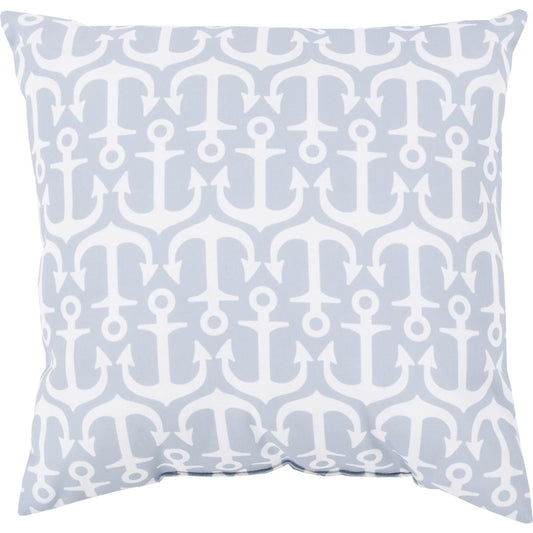 Rain Pillow - 16618 by Livabliss. Made from front: 100% polyester, back: 100% polyester in a coastal style.