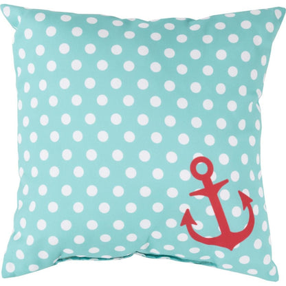 Rain Pillow - 18678 by Livabliss. Made from front: 100% polyester, back: 100% polyester in a coastal style.