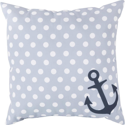 Rain Pillow - 18678 by Livabliss. Made from front: 100% polyester, back: 100% polyester in a coastal style.