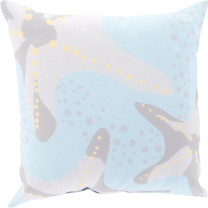 Rain Pillow - 8751 by Livabliss. Made from front: 100% polyester, back: 100% polyester in a coastal style.
