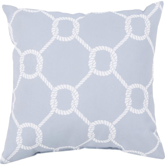Rain Pillow - 27366 by Livabliss. Made from front: 100% polyester, back: 100% polyester in a coastal style.