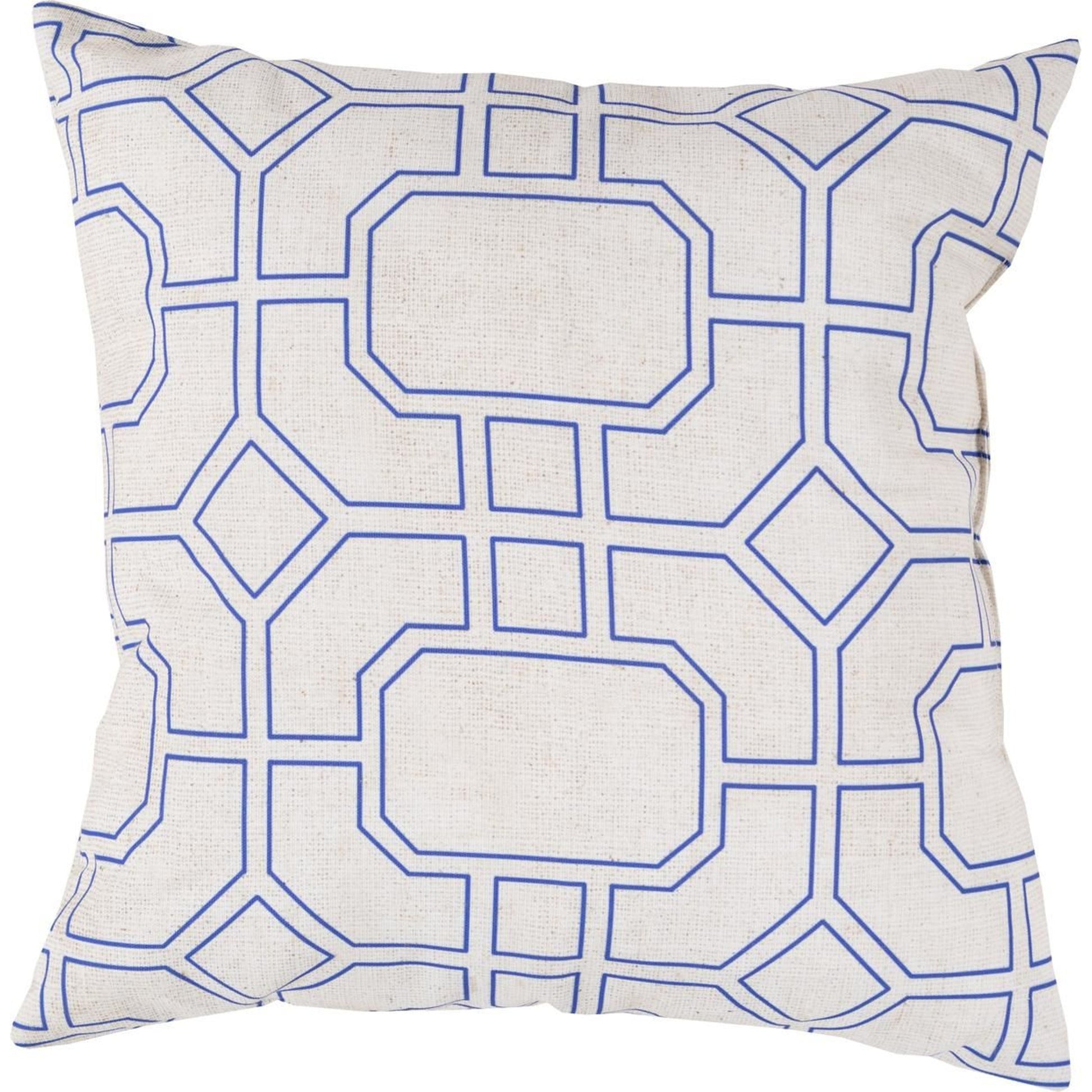 Rain Pillow - 26655 by Livabliss in iris, light gray. Made from front: 100% polyester, back: 100% polyester in a modern style.