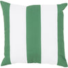 Emerald, Kelly Green, Ivory / 18" x 18"