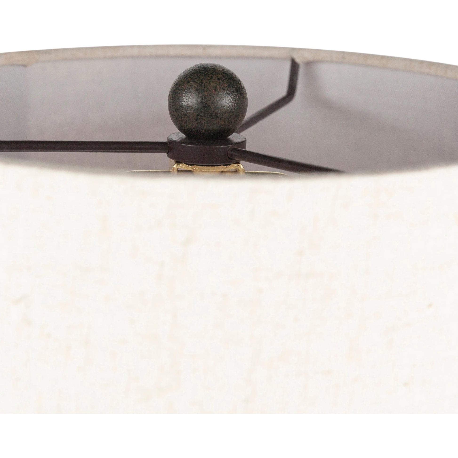 Rigby - 22089 by Surya in metallic brass, gray, translucent, metallic bronze and ivory, n/a. Made from linen, metal, stone in a transitional style.