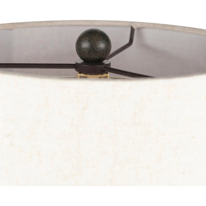 Rigby - 22089 by Surya in metallic brass, gray, translucent, metallic bronze and ivory, n/a. Made from linen, metal, stone in a transitional style.