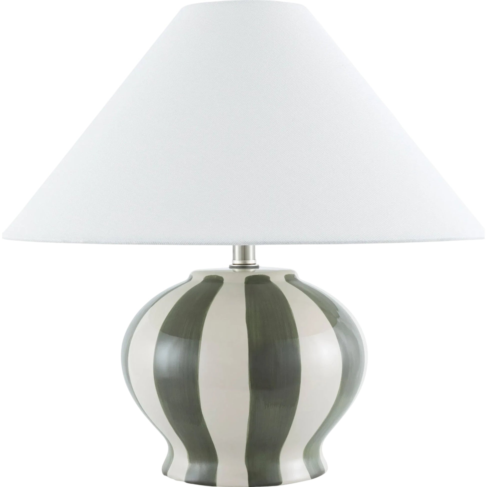 Rethel Small Accent Table Lamp by Livabliss in glazed. Made from ceramic, linen, polyester in a eclectic & global style.