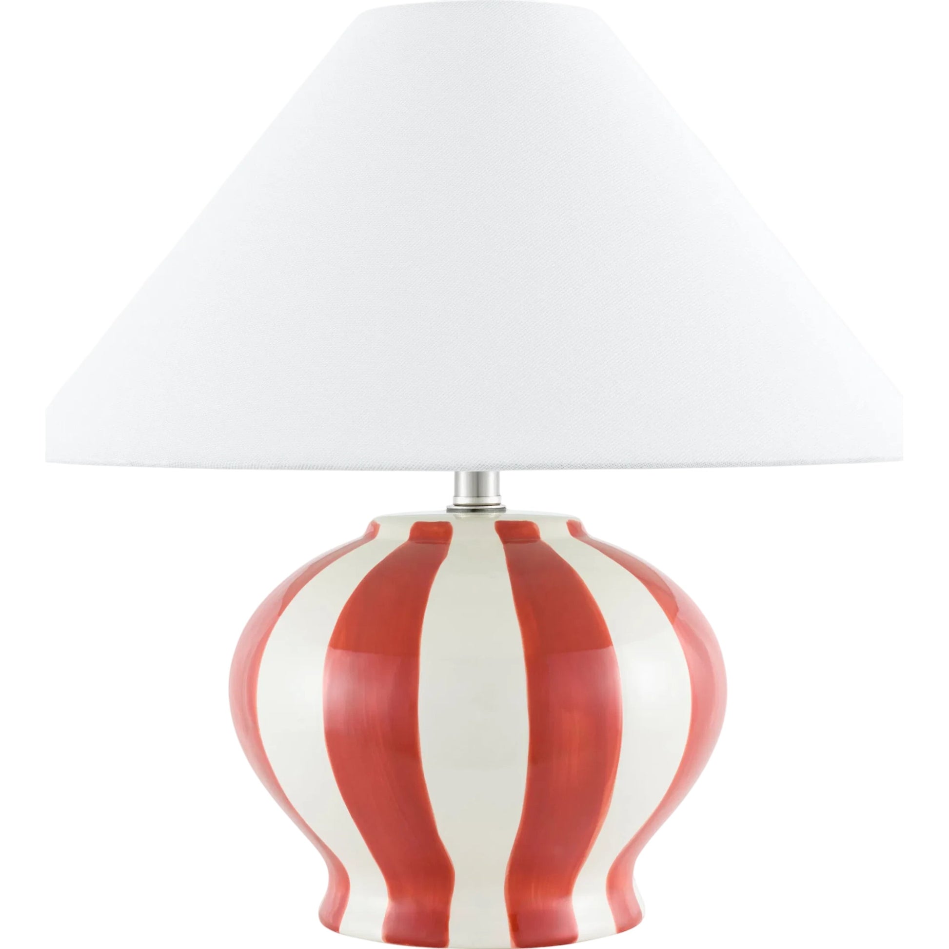Rethel Small Accent Table Lamp by Livabliss in glazed. Made from ceramic, linen, polyester in a eclectic & global style.
