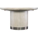 Modern Mood Round Dining Table by Hooker Furniture. Made from oak veneers, metal in a modern style.