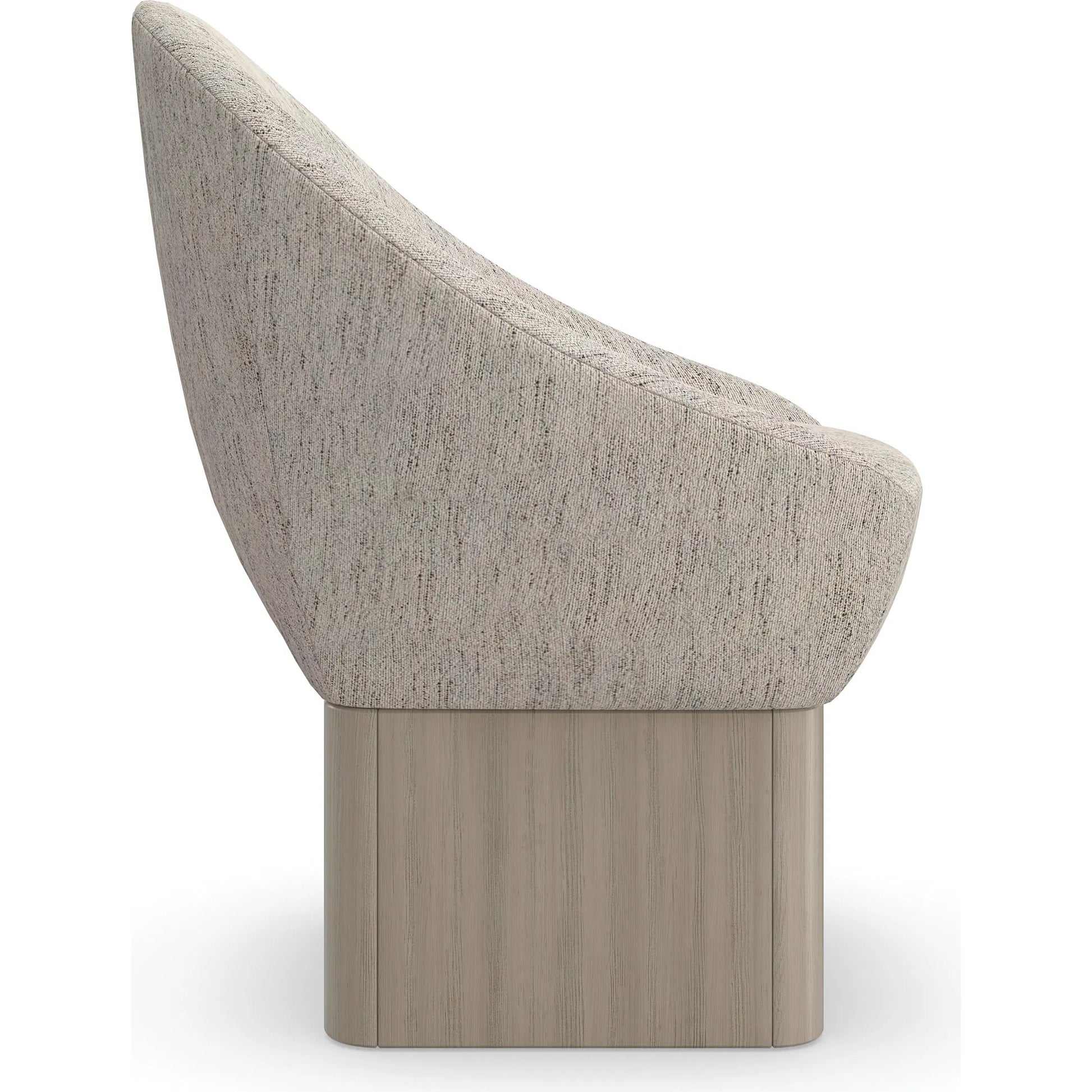 Palma Dining Chair by Caracole in sabbia. Made from asian hardwood, japanese sen in a transitional style.