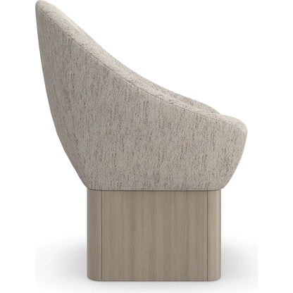 Palma Dining Chair by Caracole in sabbia. Made from asian hardwood, japanese sen in a transitional style.