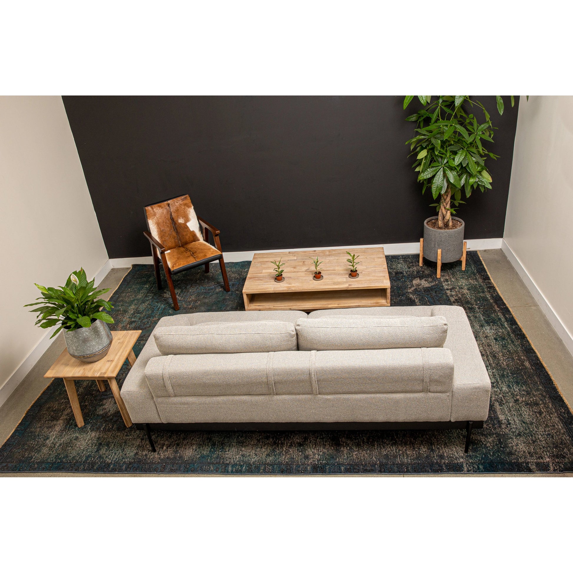 Rio Cool Armchair by LH Imports in brown mindi oak, leather/goat hair and mindi oak. Made from mindi oak, leather, pu leather, goat hair in a cottage & farmhouse style.