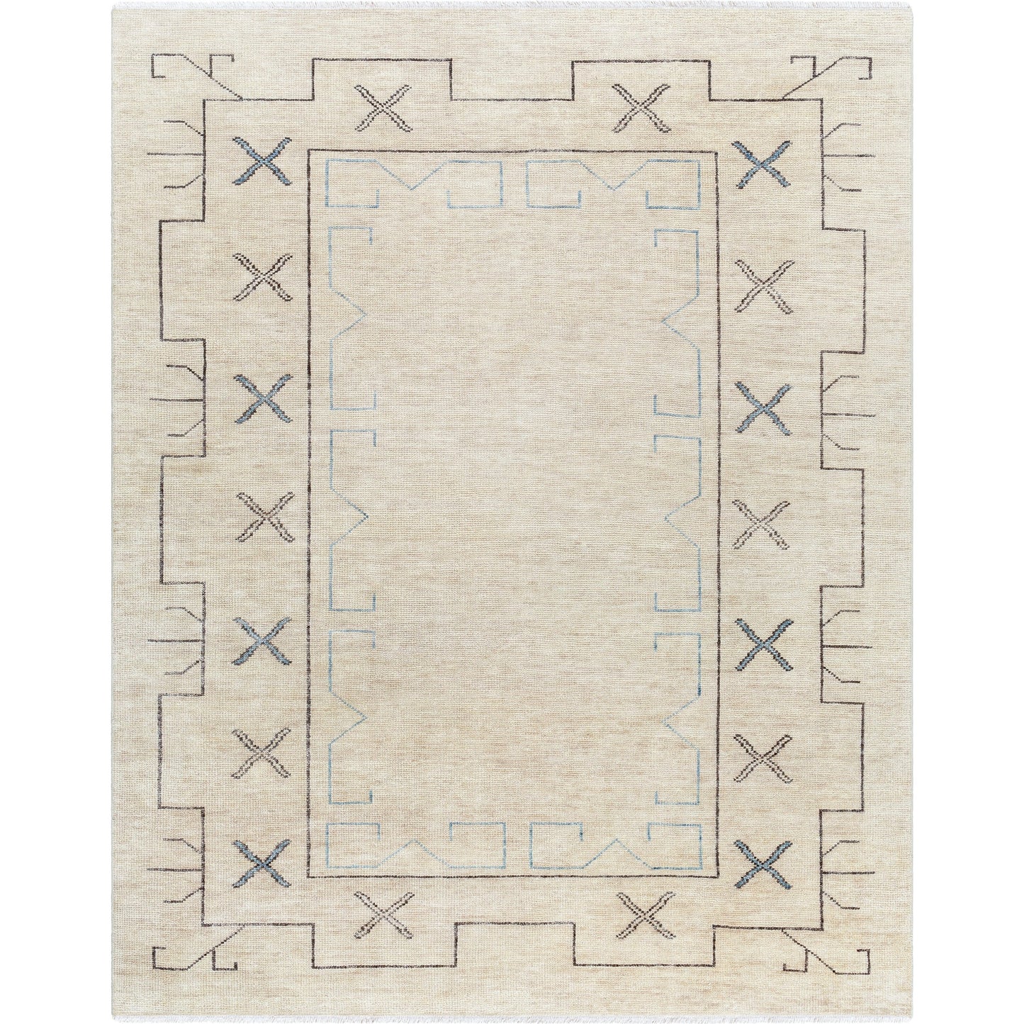 002 SI-2133441,SI-2133442,SI-2165943 | Primary Silo | Riviera RIV-2300 Rug by Surya in cream, gray, pale blue. Made from unique in a unique style.