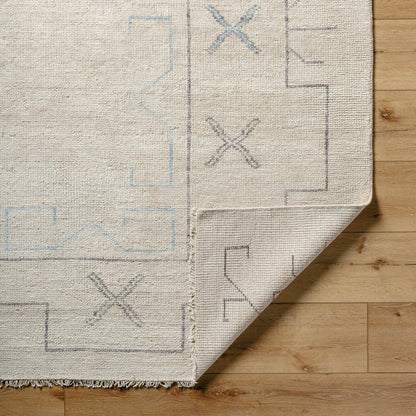 Riviera RIV-2300 Rug by Surya in cream, gray, pale blue. Made from unique in a unique style.