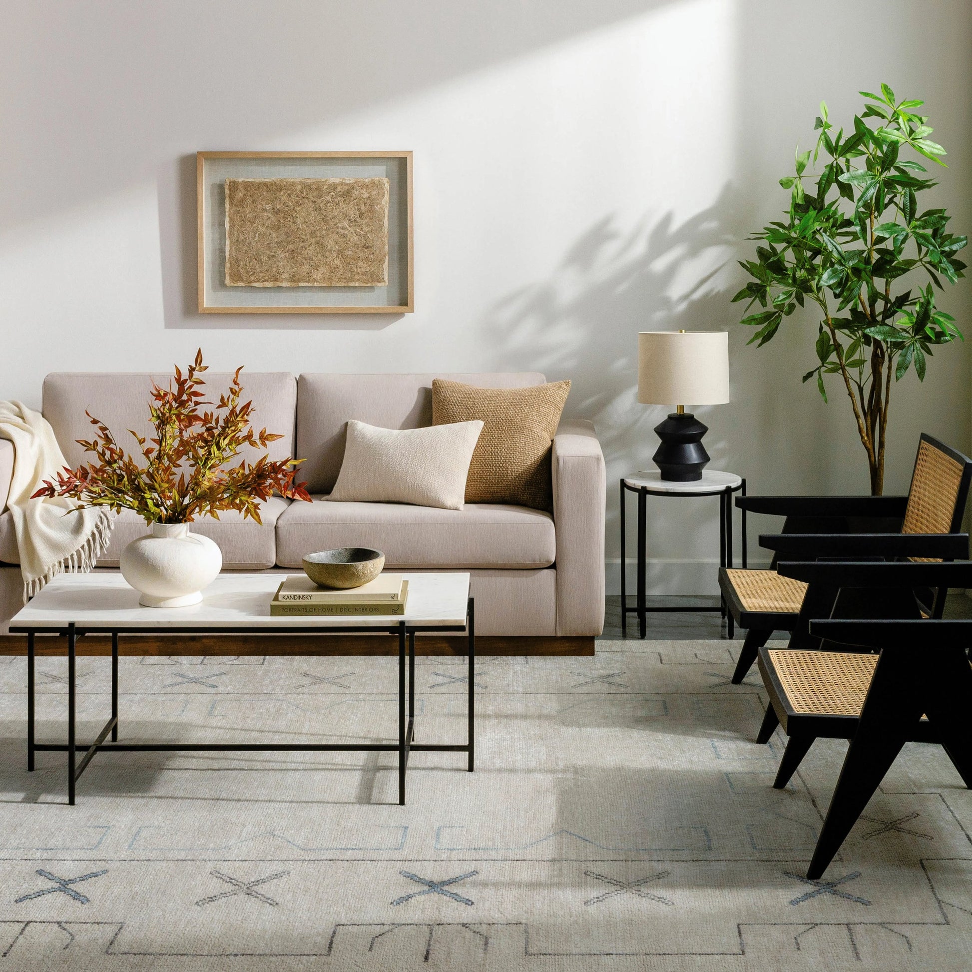 Riviera RIV-2300 Rug by Surya in cream, gray, pale blue. Made from unique in a unique style.