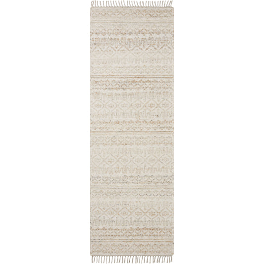Rivers RIV-03 Rug by Angela Rose x Loloi in sand, ivory. Made from wool / jute / cotton in a unique style.