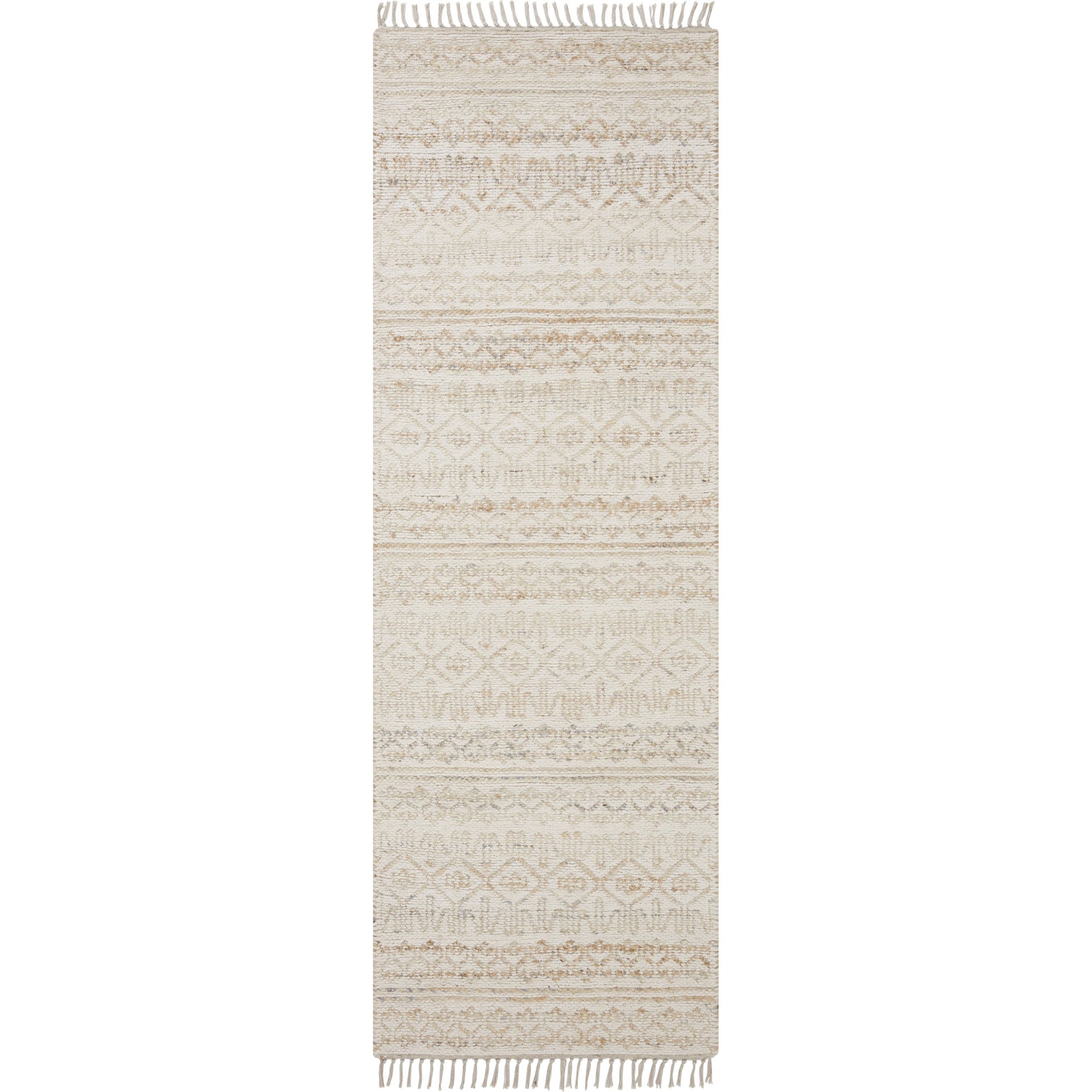 Rivers RIV-03 Rug by Angela Rose x Loloi in sand, ivory. Made from wool / jute / cotton in a unique style.