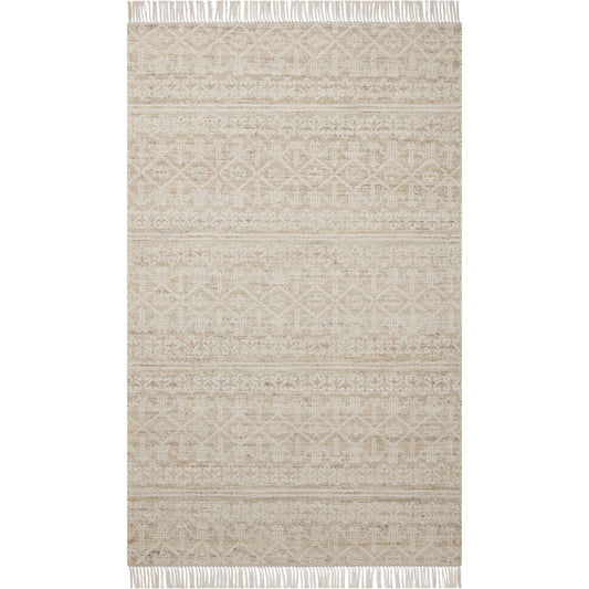 Rivers RIV-03 Rug by Angela Rose x Loloi in sand, ivory. Made from wool / jute / cotton in a unique style.