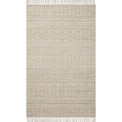 Rivers RIV-03 Rug by Angela Rose x Loloi in sand, ivory. Made from wool / jute / cotton in a unique style.